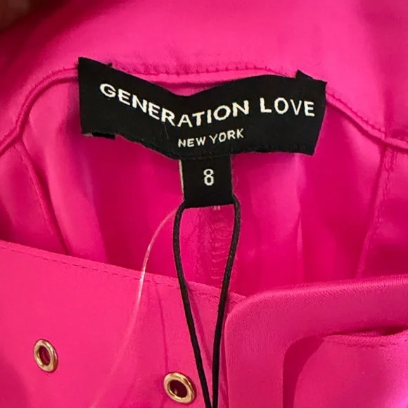 Generation Love Fuchsia Wide Leg Pants - Picture 4 of 4